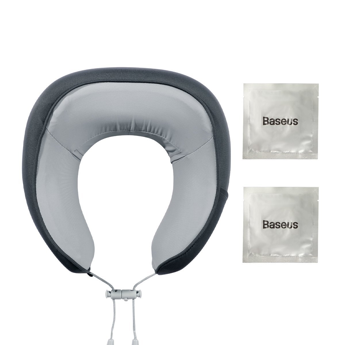 Подушка для шеи Baseus Thermal Series Memory Foam U-Shaped Neck Pillow, Серый