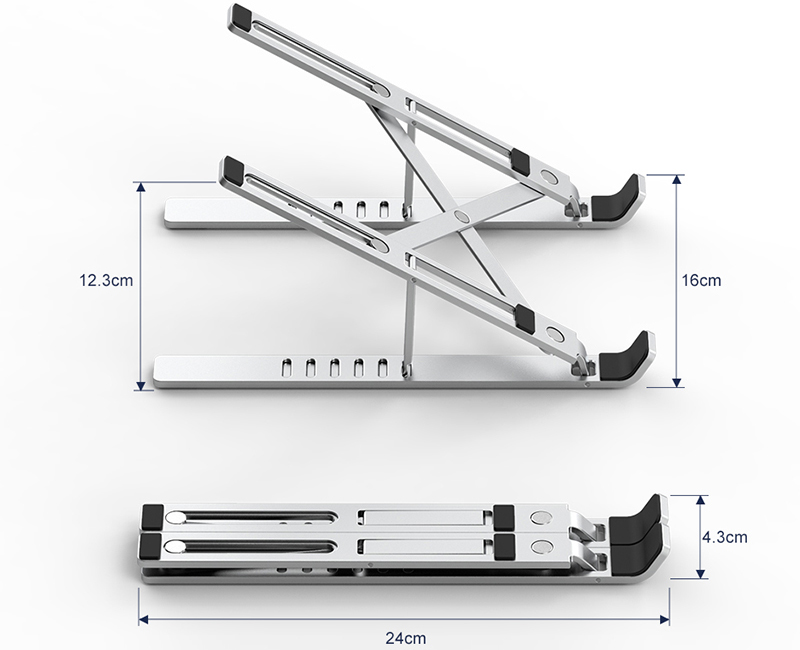 Подставка для Macbook WiWU Laptop Stand S400 Pro, Серебристый