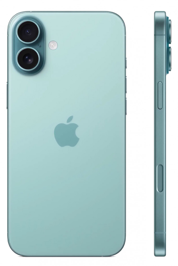 Apple iPhone 16 Plus 128Гб (1 sim + eSIM) Морская бирюза