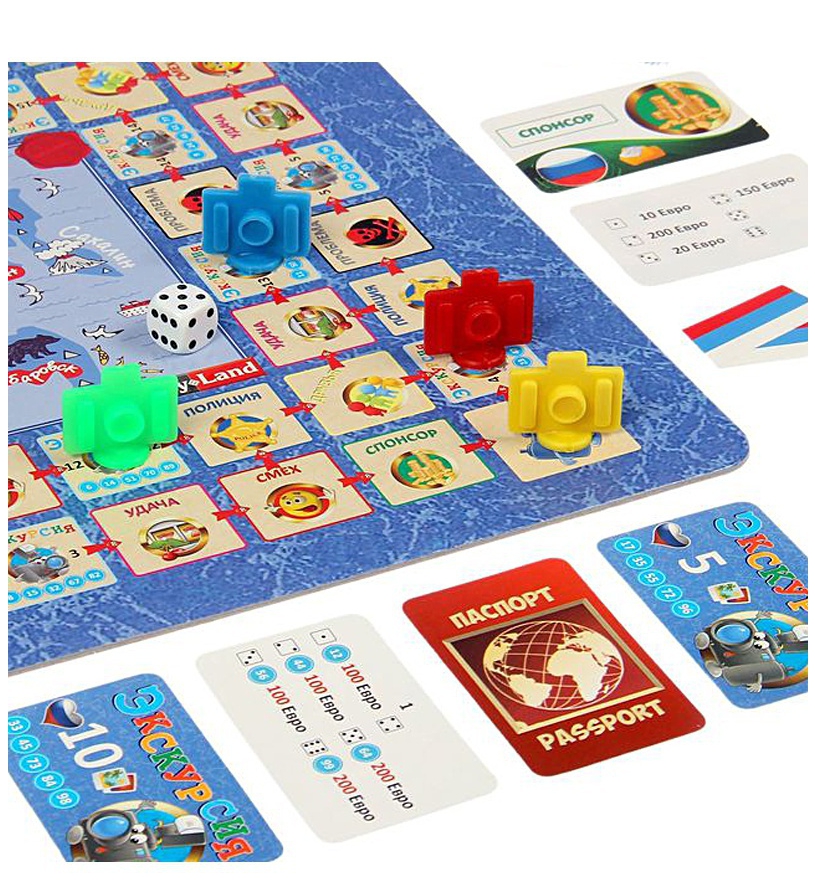 Настольная игра "Путешествие По России" в 