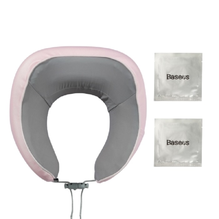Подушка для шеи Baseus Thermal Series Memory Foam U-Shaped Neck Pillow, Розовый