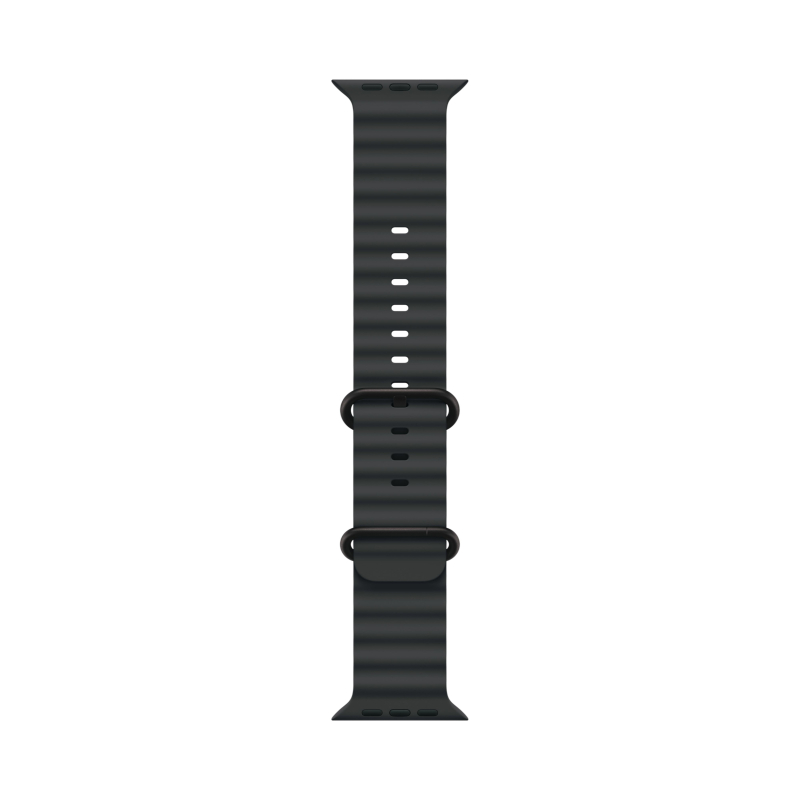Apple Watch Ultra 3 GPS, 49 мм, корпус из черного титана, ремешок Ocean черного цвета