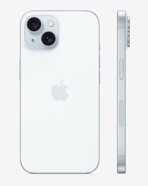 iPhone 15 Plus 128Гб (1 sim + eSIM / 91%) Голубой - Б/У ★★★★★