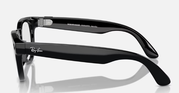 RayBan Meta Headliner Shiny, Прозрачно-черные в 