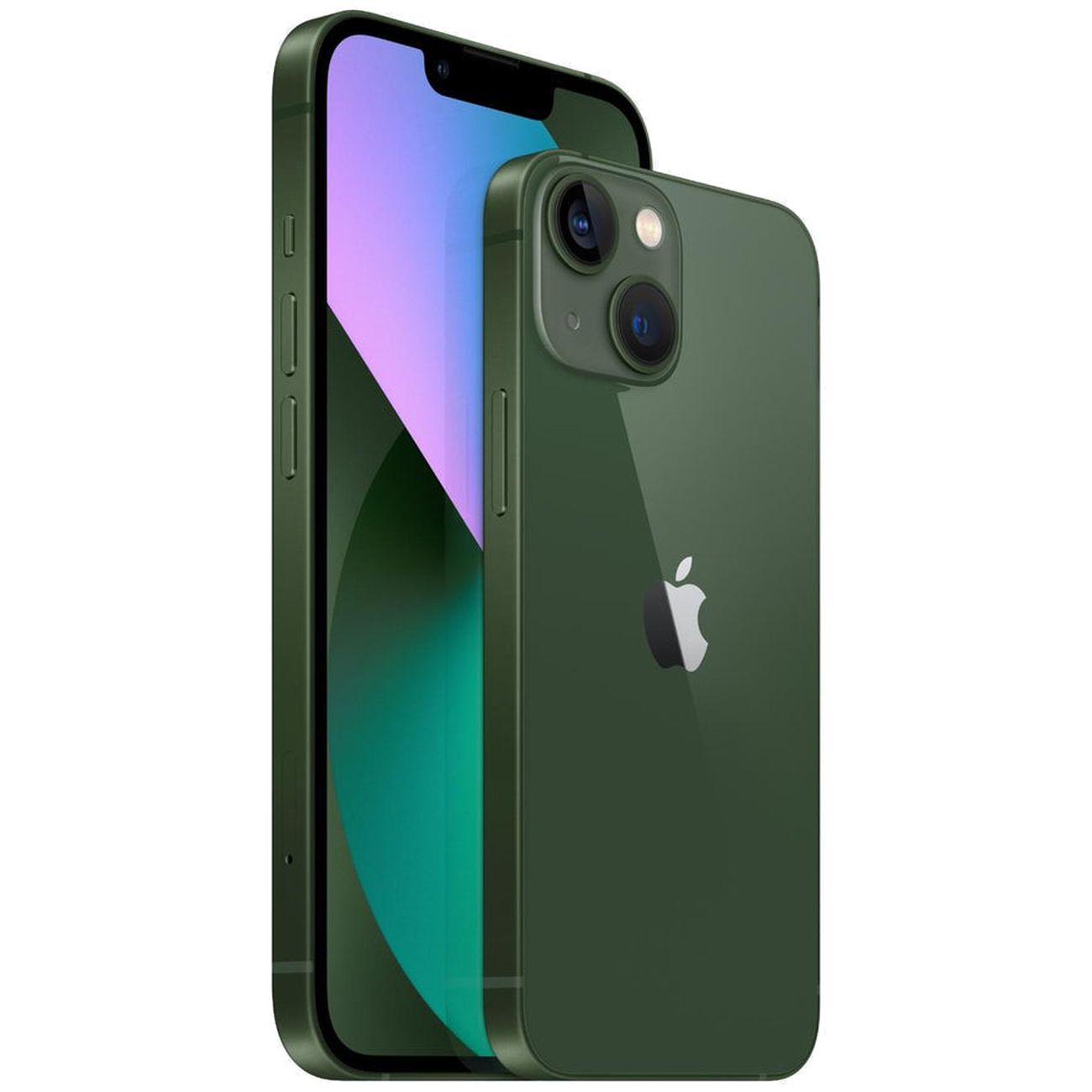 iPhone 13 128Гб (2 sim / 74% / Без коробки) Зеленый - Б/У ★★★☆☆