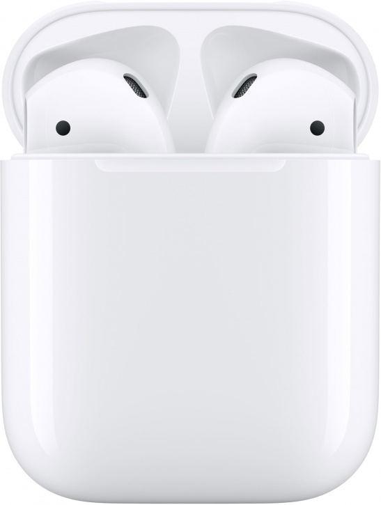 Apple AirPods 2, MV7N2, Кейс не держит зарядку / high copy, Белый  - Б/У